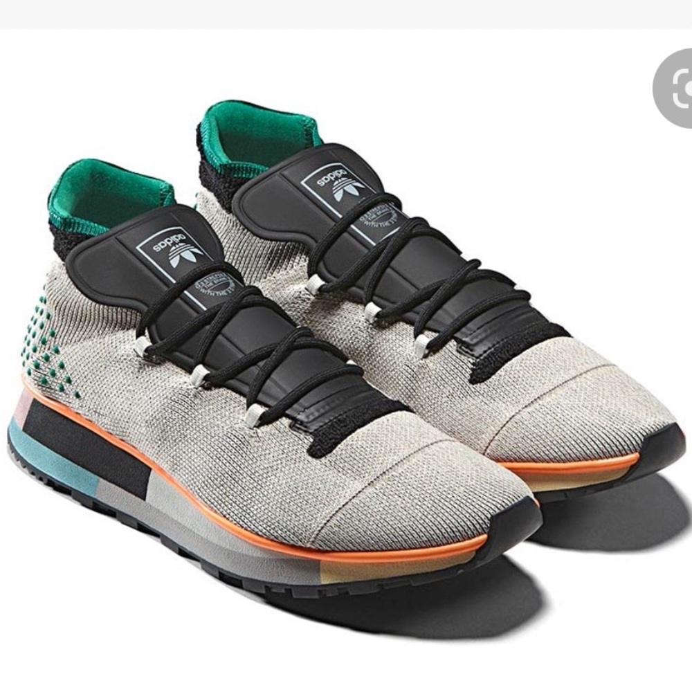 Adidas x Alexander Wang Run mid with box dust bag 12